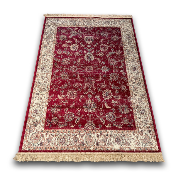 Exclusive thin maroon traditional carpet Bellucci 84593