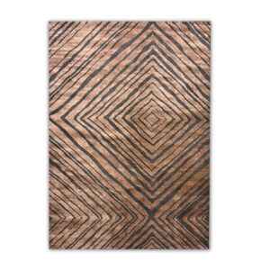 Geometryczny dywan glamour Costa Gold F282