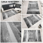 Laila 15787 Grey: A Thick, Soft Grey Rug