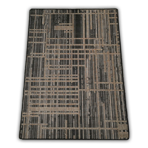 988 Coffee/Black Outdoor Sisal Terrace Rug