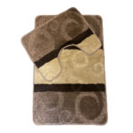 Dimitri Brown-Beige 2-Piece Bathroom Set