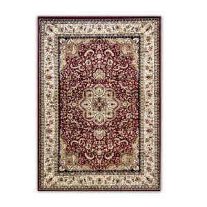 AQUARELA 25-33: A dense, classic burgundy carpet