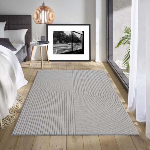 Nowoczesny jasny dywan miękki Costa Light 212 Grey