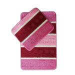 2-piece bathroom set in Greek pink