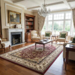 AQUARELA 25-33: A dense, classic burgundy carpet