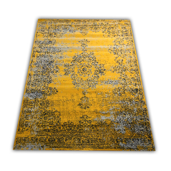 Carlo 3733 Mustard Yellow Classic Rug