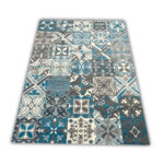 Carlo 3754 Sky Blue Modern Blue Rug