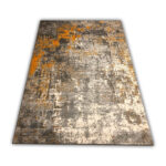 Modern gray-yellow Carlo 4330 Gray Mustard rug