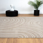 Costa Light 459 Toupe: A Modern, Light Brown Rug