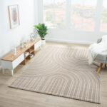 Costa Light 459 Toupe: A Modern, Light Brown Rug