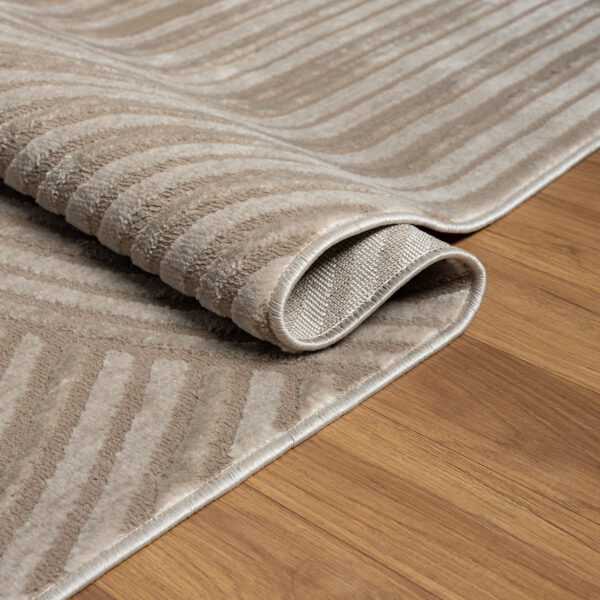 Costa Light 459 Toupe: A Modern, Light Brown Rug