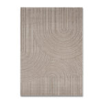 Costa Light 459 Toupe: A Modern, Light Brown Rug