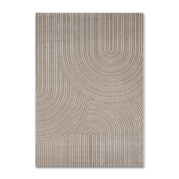 Costa Light 459 Toupe: A Modern, Light Brown Rug