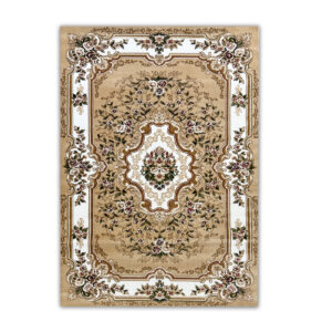 Thick beige classic carpet AQUARELA 06-55