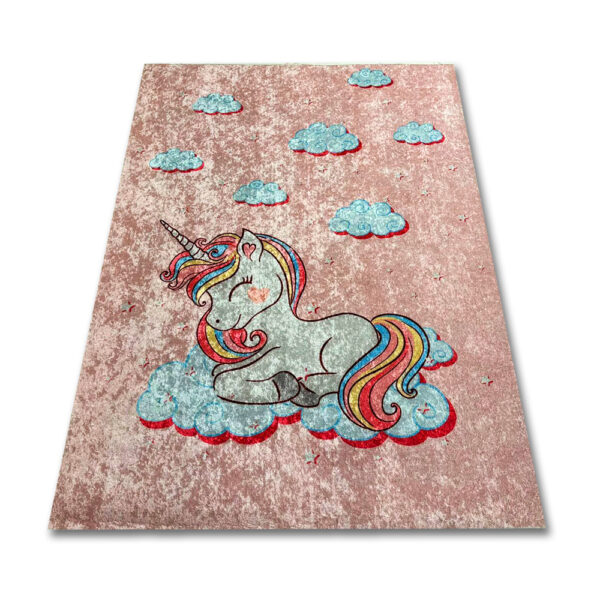 Pink Unicorn Children's Rug PRINT 558 805