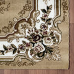 Thick beige classic carpet AQUARELA 06-55