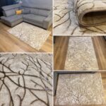 Exclusive 8196 Cream/Brown Modern Rug