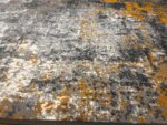 Modern gray-yellow Carlo 4330 Gray Mustard rug