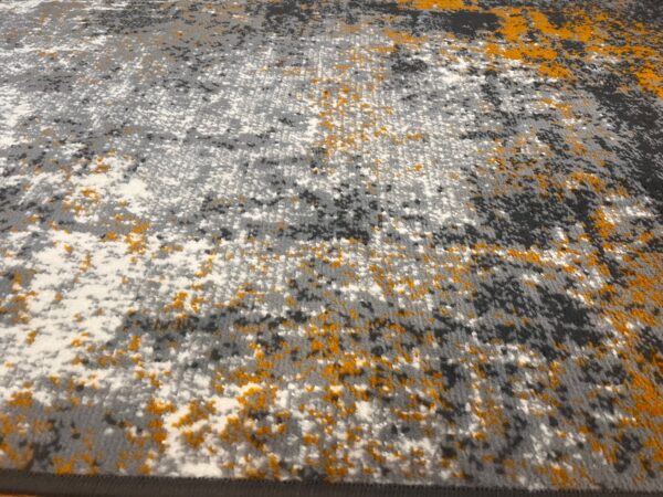 Modern gray-yellow Carlo 4330 Gray Mustard rug