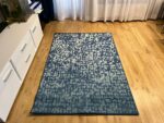 Modern blue Carlo 4294 denim rug