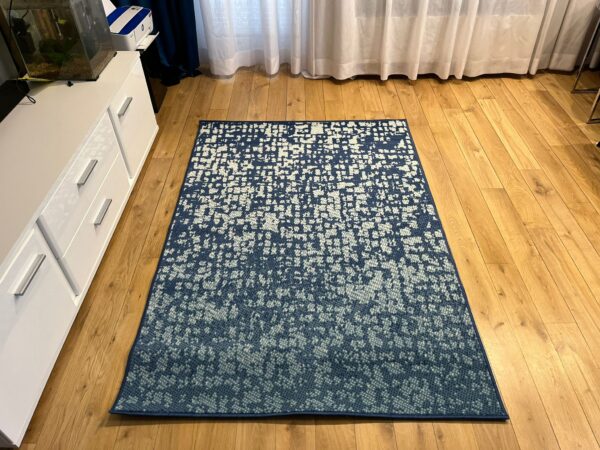 Modern blue Carlo 4294 denim rug