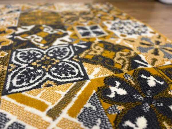 Modern Yellow Carlo 3754 Mustard Rug