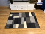 Modern gray rug Carlo 4249 dark gray