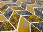 Modern Yellow Carlo 4271 Grey Mustard Rug