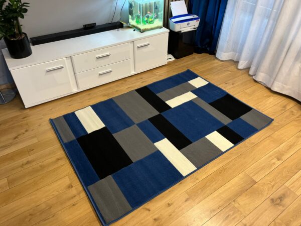 Carlo 4249 Jeans Modern Blue Rug