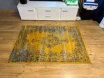 Carlo 3733 Mustard Yellow Classic Rug