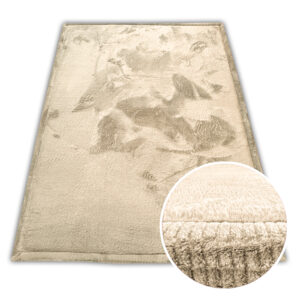 Thick PUFFY SOFT rug, as soft as a rabbit rug – BEIGE