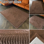 Thick PUFFY SOFT rug, as soft as the BROWN rabbit rug