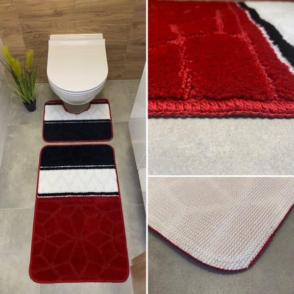 Rock Star Red Two-Piece Bathroom Set