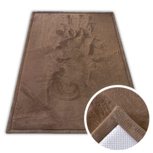 Thick PUFFY SOFT rug, as soft as the BROWN rabbit rug