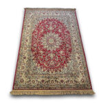 Ekskluzywny cienki dywan bordowy Bellucci 84595 RED