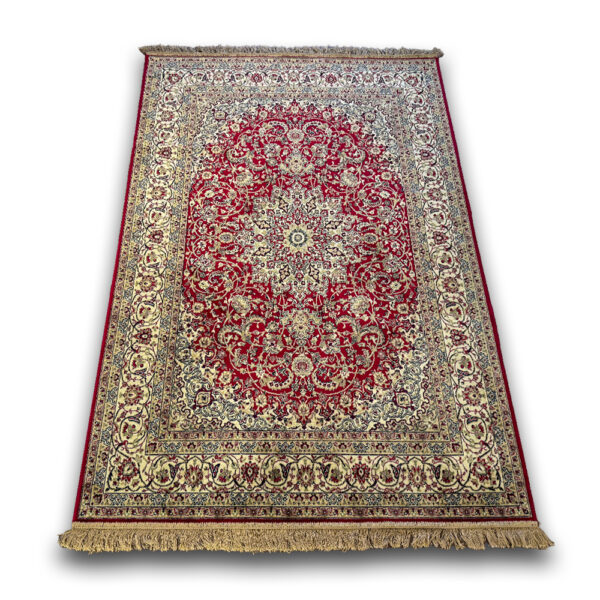 Ekskluzywny cienki dywan bordowy Bellucci 84595 RED
