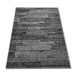 New Idea Thick Carpet with Gray Planks
