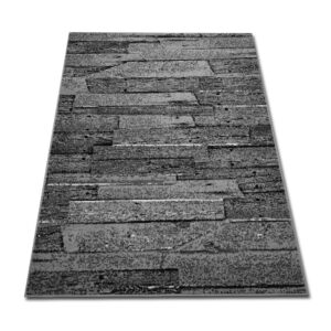 New Idea Thick Carpet with Gray Planks