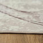 Soft, modern beige-brown rug