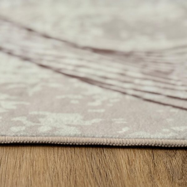 Soft, modern beige-brown rug