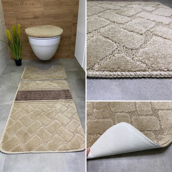 Greek Capraz Three-Piece Bathroom Set
